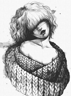Malowanie po numerach - Marzycielski nieznajomy ©lesya_nedzelska_art