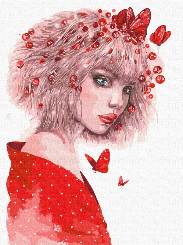 Malowanie po numerach - Pocałunek motyli ©lesya_nedzelska_art