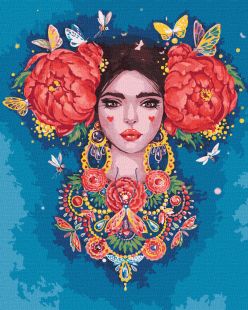Malowanie po numerach - Magiczne piękno ©lesya_nedzelska_art
