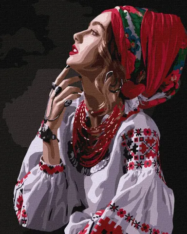 Malowanie po numerach - Kwiaty-gwiazdki ©2kolyory_official
