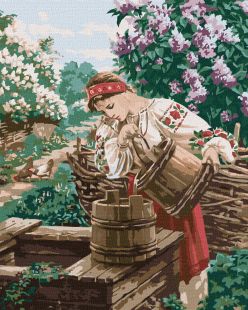 Malowanie po numerach - Natalka Połtawka ©Siergiej Łobach