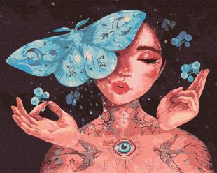 Malowanie po numerach - Dotyk motyla ©lesya_nedzelska_art