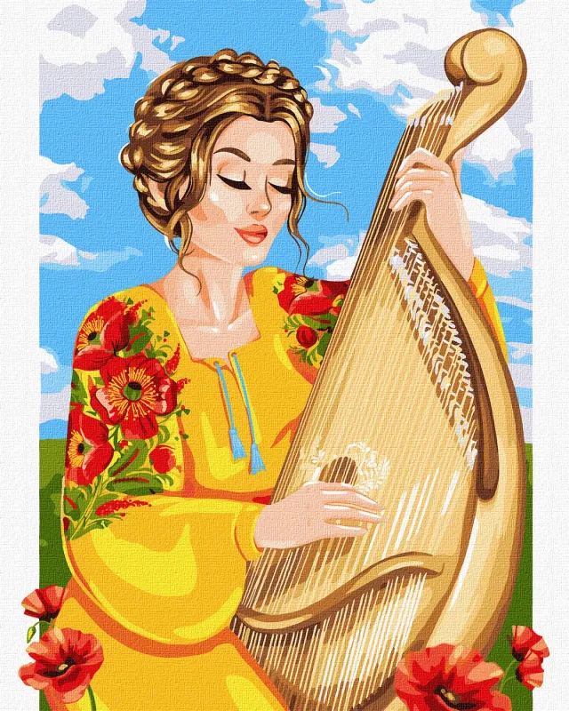 Malowanie po numerach - Graj, moją bandurę ©krizhanskaya