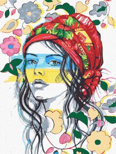 Malowanie po numerach - Barwy ukraińskie ©fashionillustration_tania