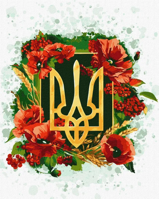 Malowanie po numerach - Kwitnący trójząb ©chervonavorona_artist