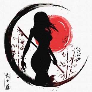 Malowanie po numerach - Córka Japonii