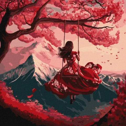 Malowanie po numerach - Polot na bujakach ©art_selena_ua