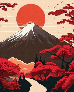 Malowanie po numerach - Góra Fuji ©art_selena_ua