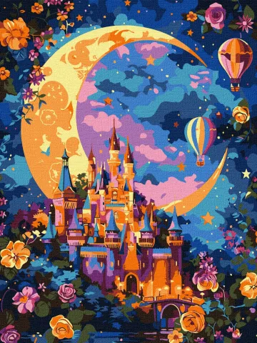 Malowanie po numerach - Księżycowa fantazja ©art_selena_ua