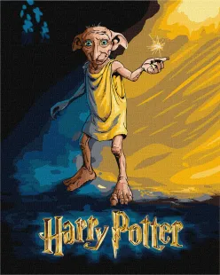 Malowanie po numerach - Harry Potter: Plakat z Dobbiem ©Warner Bros.