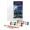 Malowanie po numerach - Harry Potter: Hogwart nocą z farbami metalicznymi extra ©Warner Bros.