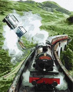Malowanie po numerach - Harry Potter: Lot do Hogwartu ©Warner Bros.