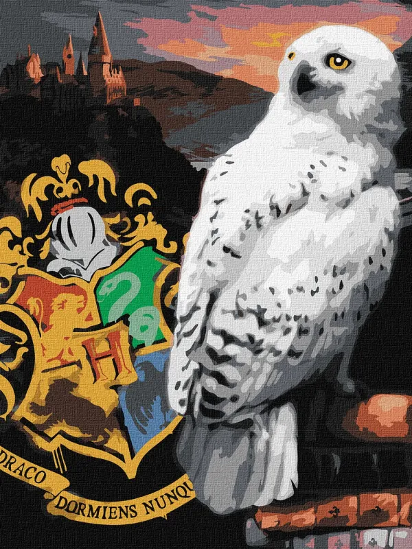 Malowanie po numerach - Harry Potter: Hedwiga i Hogwart ©Warner Bros.