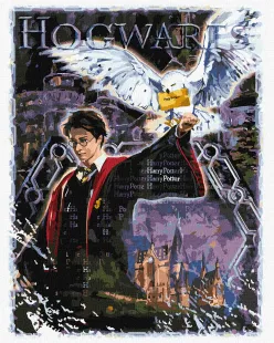 Malowanie po numerach - Harry Potter: Atmosfera magii ©Warner Bros.