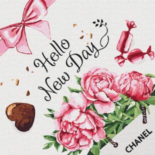 Malowanie po numerach - Hello new day