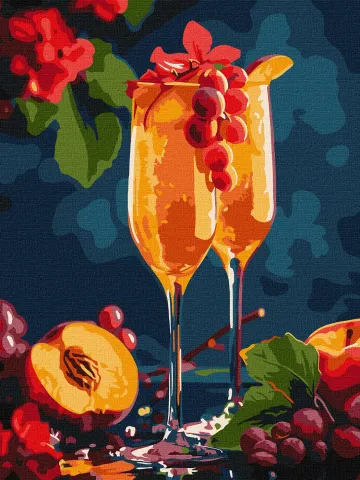 Malowanie po numerach - Musująca przyjemność ©art_selena_ua
