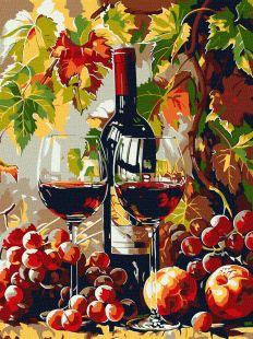Malowanie po numerach - Jesienne wino ©art_selena_ua