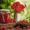 Malowanie po numerach - Dżem truskawkowy ©art_selena_ua