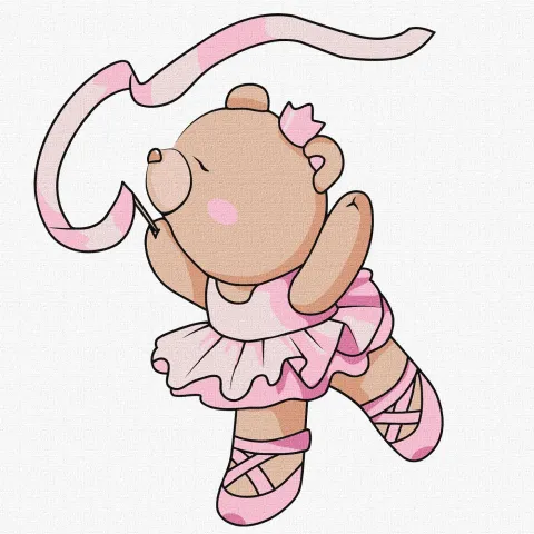 Malowanie po numerach - Balerina ©tanya_bonya
