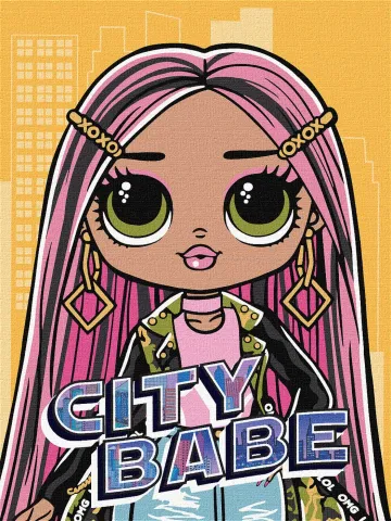 Malowanie po numerach - L.O.L. Surprise! O.M.G. City Babe