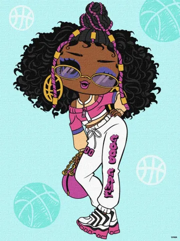 Malowanie po numerach - L.O.L. Surprise! Tweens Hoops Cutie