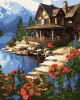 Malowanie po numerach - Domek nad morzem ©art_selena_ua