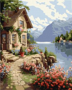 Malowanie po numerach - Domek ogrodnika ©art_selena_ua