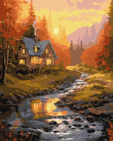 Malowanie po numerach - Słoneczna dolina ©art_selena_ua