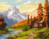 Malowanie po numerach - Domek w środku gór ©art_selena_ua