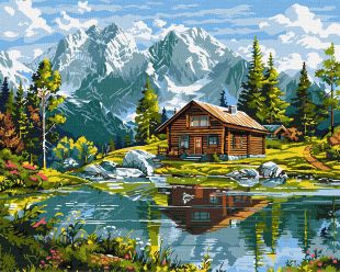 Malowanie po numerach - Przytulny domek ©art_selena_ua