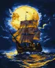Malowanie po numerach - Tam, gdzie niebo spotyka morze z farbami metalicznymi extra ©art_selena_ua