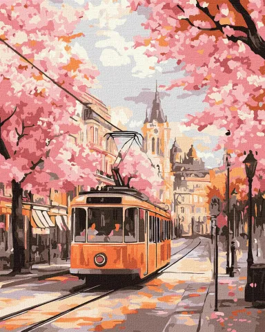 Malowanie po numerach - Różowa ścieżka ©art_selena_ua