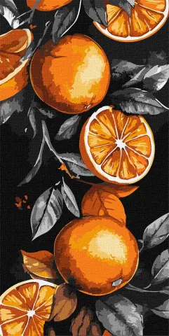 Malowanie po numerach - Sycylińskie pomarańcze ©art_selena_ua