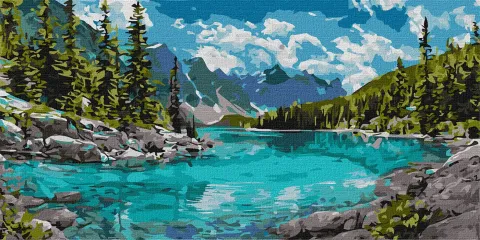 Malowanie po numerach - Oddech Alp ©art_selena_ua
