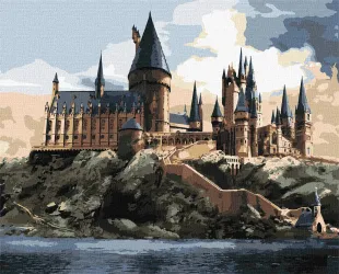 Malowanie po numerach - Harry Potter: Hogwart za dnia ©Warner Bros.