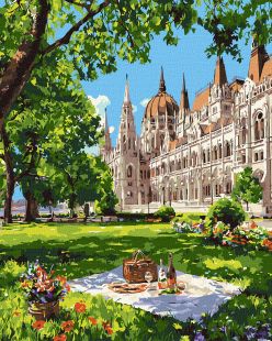 Malowanie po numerach - Przytulny piknik w Budapeszcie ©art_selena_ua