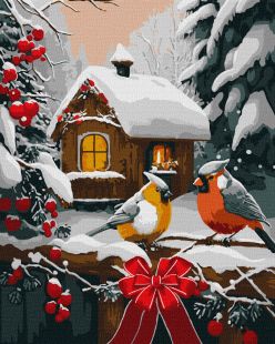 Malowanie po numerach - Śnieżna bajka ©art_selena_ua