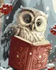 Malowanie po numerach - Sprytna sowa ©art_selena_ua