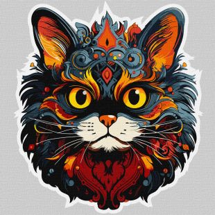 Malowanie po numerach - Hipnotyzujący wygląd ©art_selena_ua