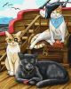 Malowanie po numerach - Puszyste piratki ©art.irina.pass