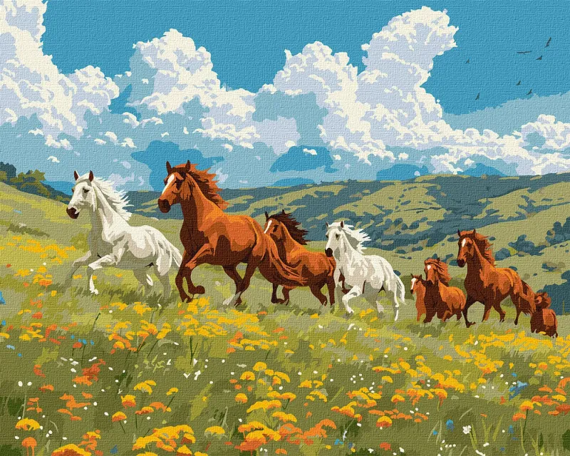 Malowanie po numerach - Siła i wdzięk ©art_selena_ua