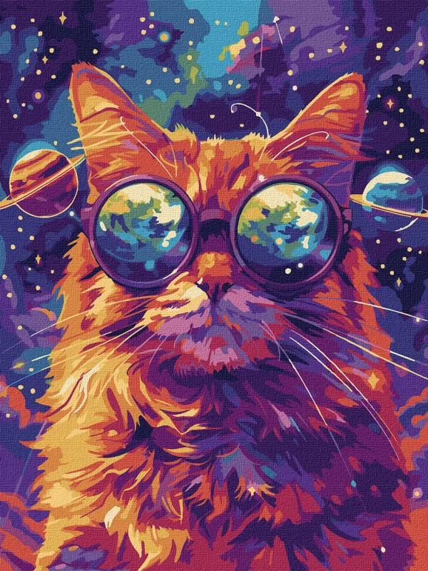 Malowanie po numerach - Gwiezdne okulary ©art_selena_ua
