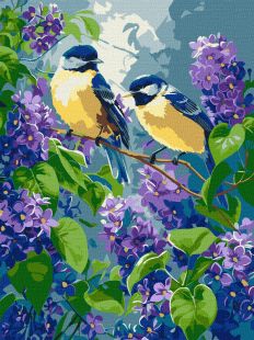 Malowanie po numerach - Wiosenny duet ©art_selena_ua