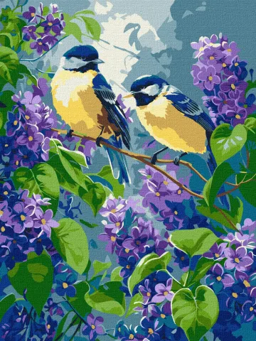 Malowanie po numerach - Wiosenny duet ©art_selena_ua