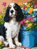 Malowanie po numerach - Uroczy spaniel ©art_selena_ua