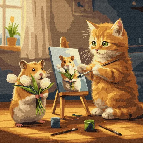 Malowanie po numerach - Keith jest artystą ©art_selena_ua
