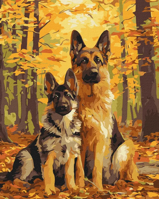 Malowanie po numerach - Leśni przyjaciele ©art_selena_ua