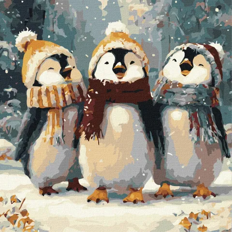 Malowanie po numerach - Szczęśliwe śpiewy ©art_selena_ua