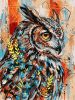 Malowanie po numerach - Ekspresyjna sowa ©art_selena_ua