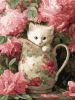 Malowanie po numerach - Kotek i porcelana ©art_selena_ua